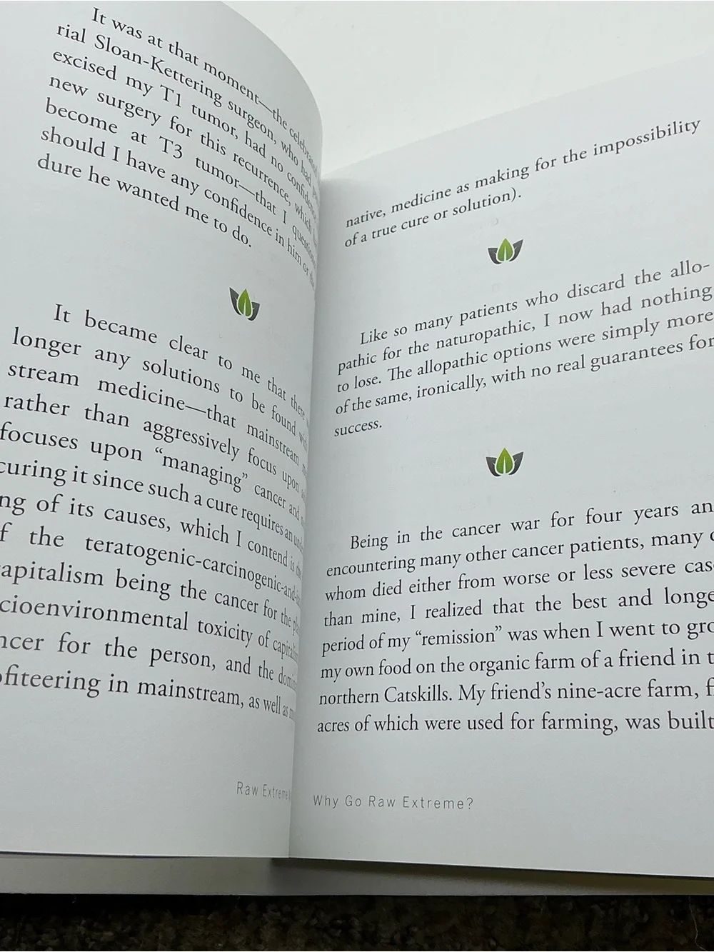 Raw Extreme Manifesto Food Vegan Book Plants Health Food